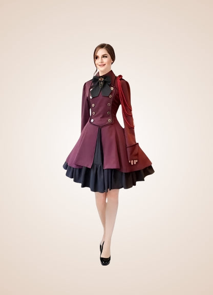 Woman Gothic Lolita Dress - Steampunk Australia
