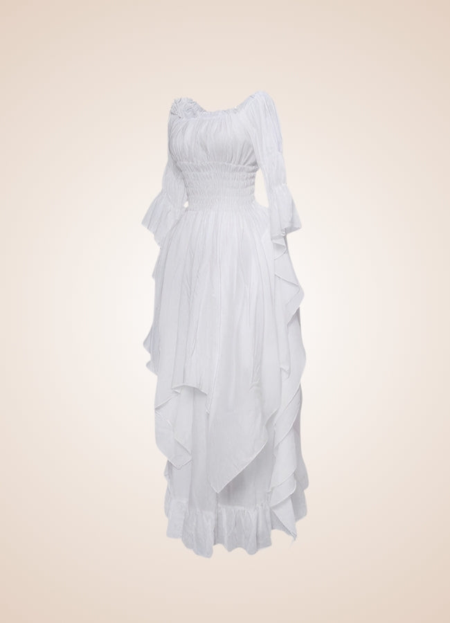 Woman's Long Sleeve Medieval Chemise - Steampunk Australia