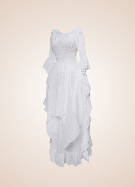 Woman's Long Sleeve Medieval Chemise - Steampunk Australia