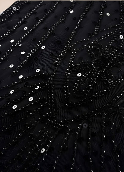 Women's Black Steampunk Long Dress - Steampunk Australia