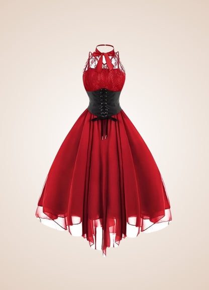 Women's Collar Steampunk Dress - Steampunk Australia