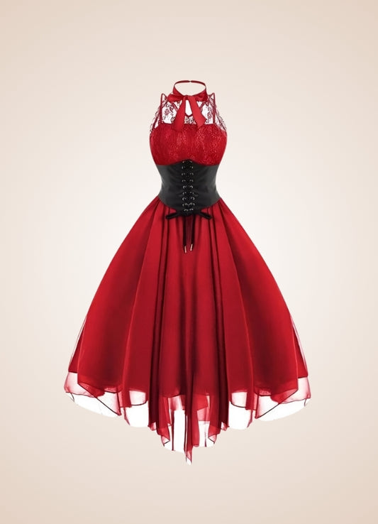 Women's Collar Steampunk Dress - Steampunk Australia