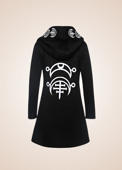 Women's Gothic Hooded Jacket - Steampunk Australia