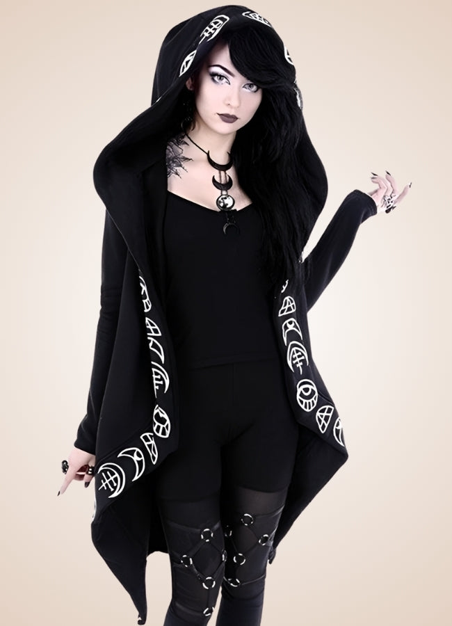 Women's Gothic Hooded Jacket - Steampunk Australia