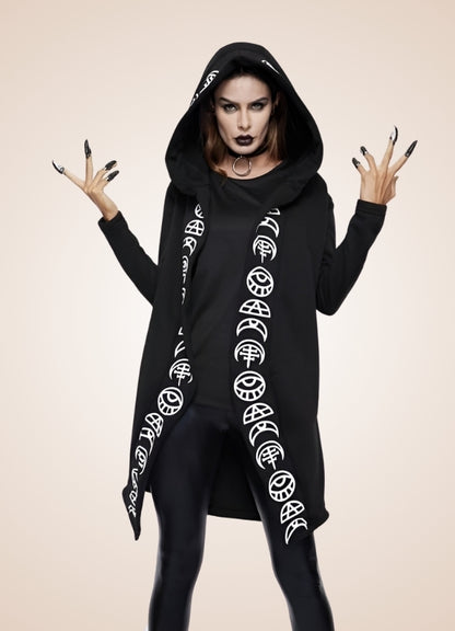 Women's Gothic Hooded Jacket - Steampunk Australia