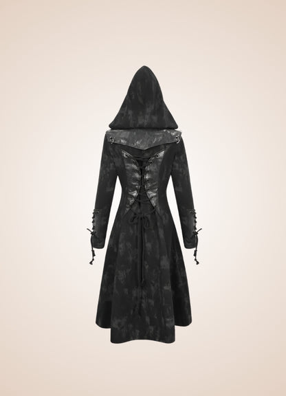 Women's Gothic Punk Hooded Jacket - Steampunk Australia