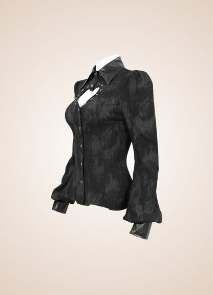 Women's Gothic Punk Shirt - Steampunk Australia