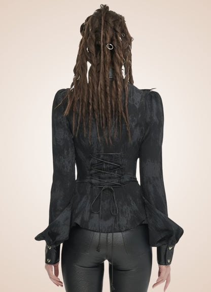 Women's Gothic Punk Shirt - Steampunk Australia