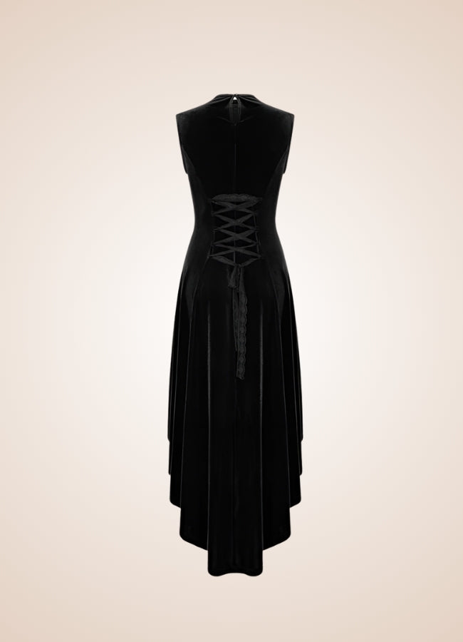 Women's Gothic Sleeveless Dress - Steampunk Australia