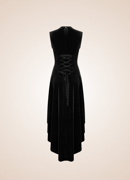 Women's Gothic Sleeveless Dress - Steampunk Australia