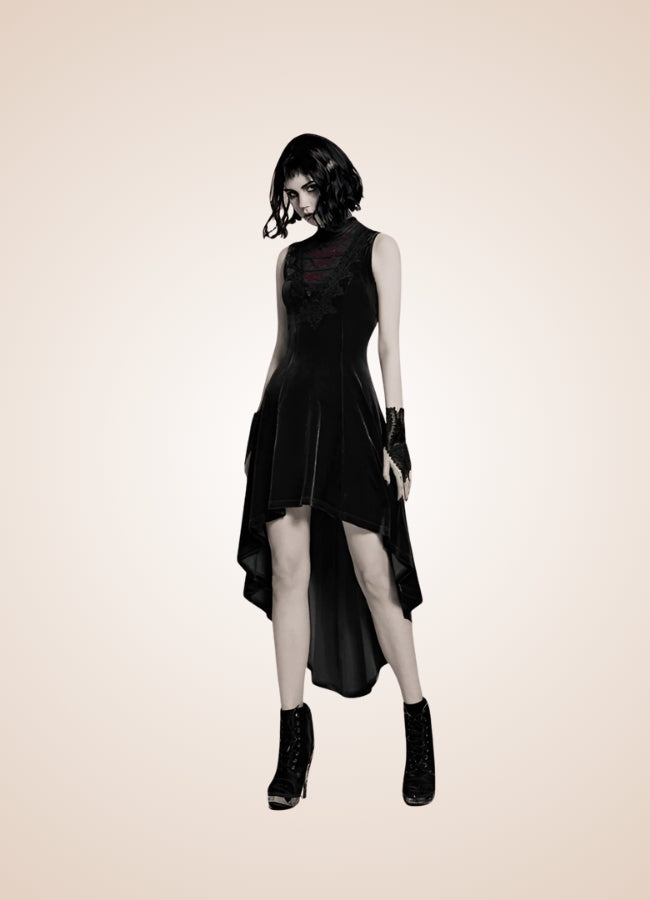 Women's Gothic Sleeveless Dress - Steampunk Australia