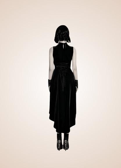 Women's Gothic Sleeveless Dress - Steampunk Australia