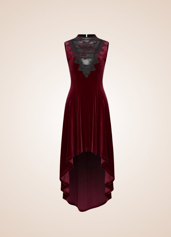 Women's Gothic Sleeveless Dress - Steampunk Australia