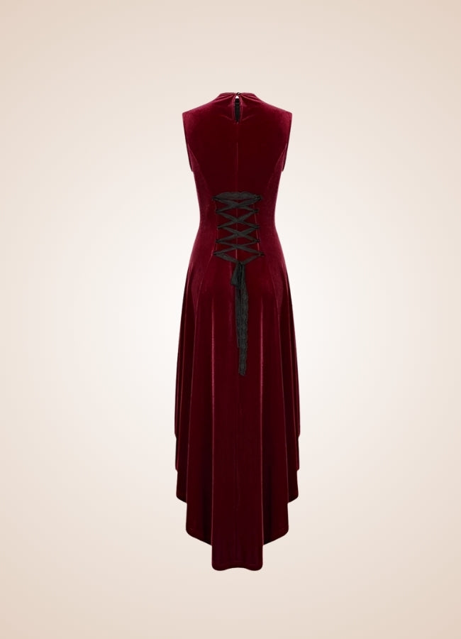 Women's Gothic Sleeveless Dress - Steampunk Australia