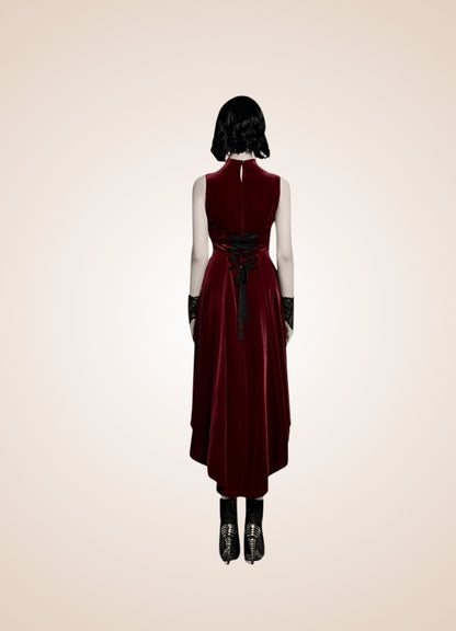 Women's Gothic Sleeveless Dress - Steampunk Australia
