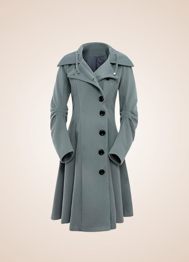 Women's Gothic Trench Coat - Steampunk Australia