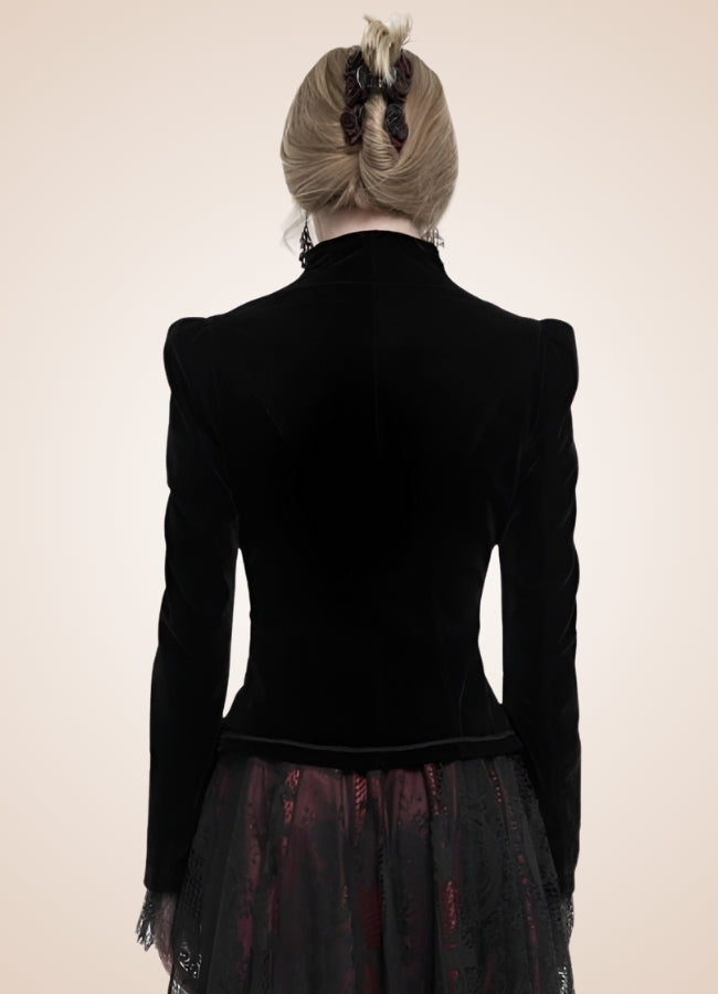 Women's Gothic Zipper Jacket - Steampunk Australia