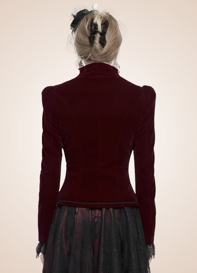 Women's Gothic Zipper Jacket - Steampunk Australia