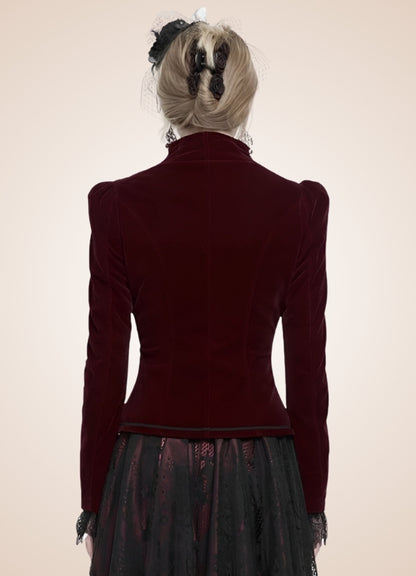 Women's Gothic Zipper Jacket - Steampunk Australia
