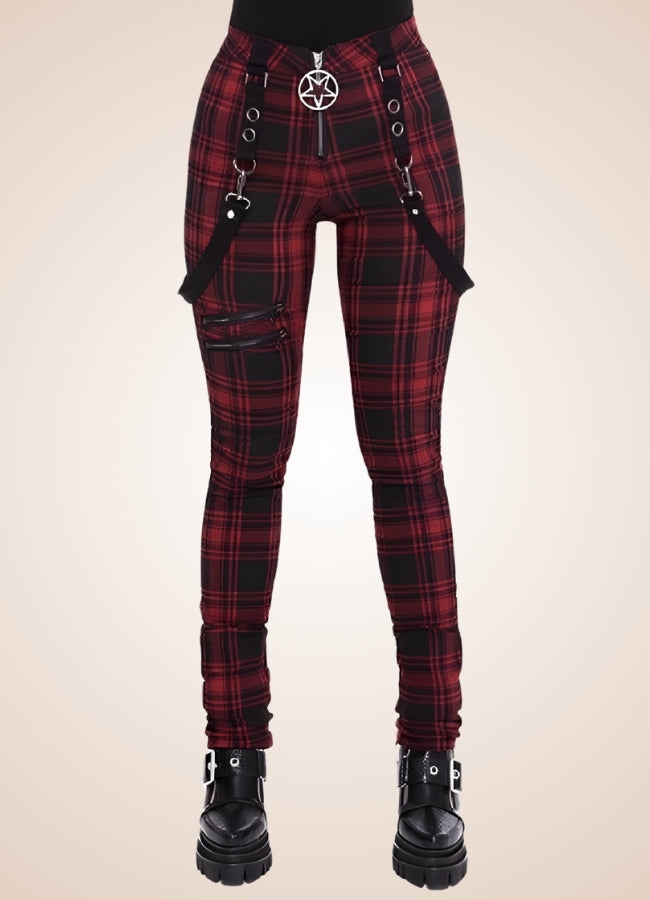Women's Plaid Steampunk Trousers - Steampunk Australia