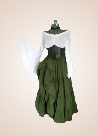 Women's Renaissance Medieval Steampunk Dress - Steampunk Australia