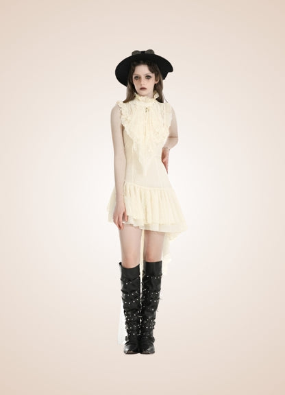 Women's Ruffle Steampunk Dress - Steampunk Australia