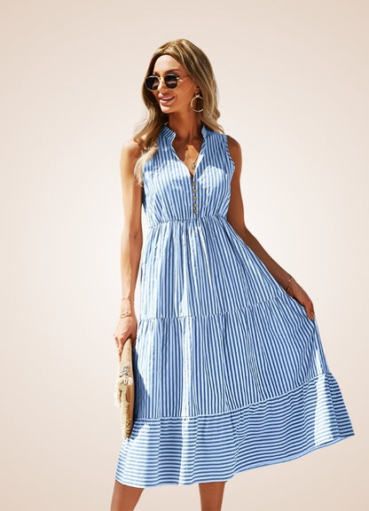 Women's Sleeveless Summer Dress - Steampunk Australia