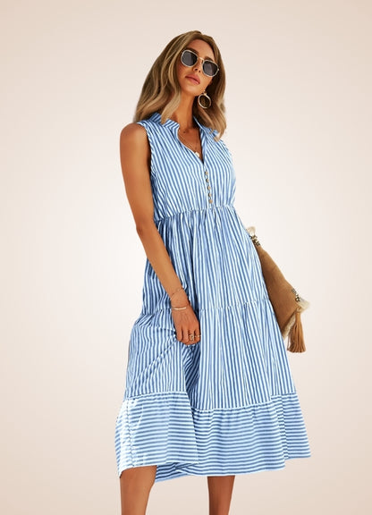 Women's Sleeveless Summer Dress - Steampunk Australia