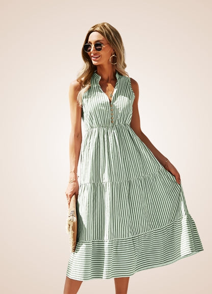 Women's Sleeveless Summer Dress - Steampunk Australia