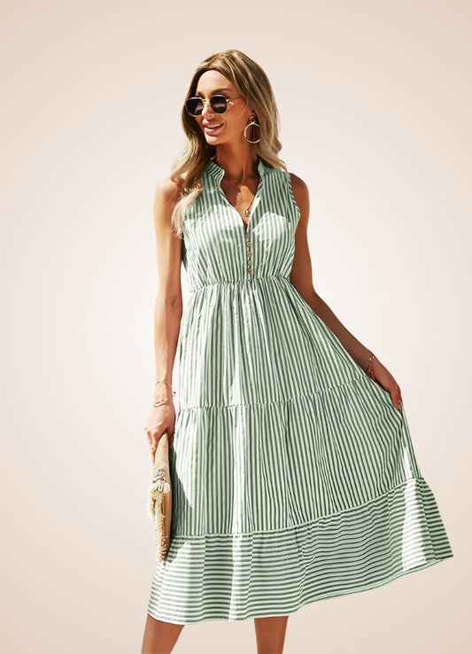 Women's Sleeveless Summer Dress - Steampunk Australia