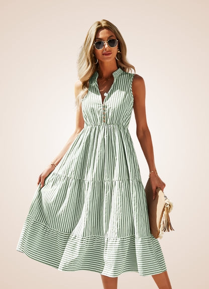 Women's Sleeveless Summer Dress - Steampunk Australia