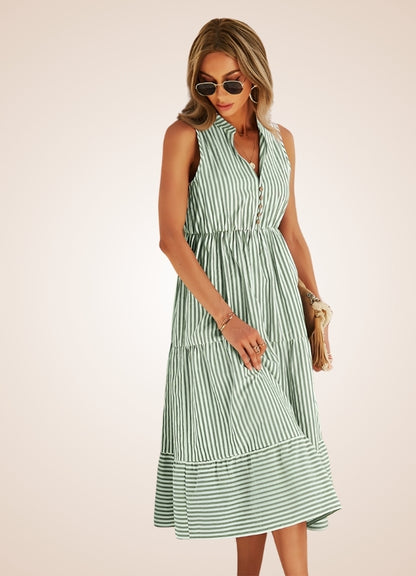Women's Sleeveless Summer Dress - Steampunk Australia