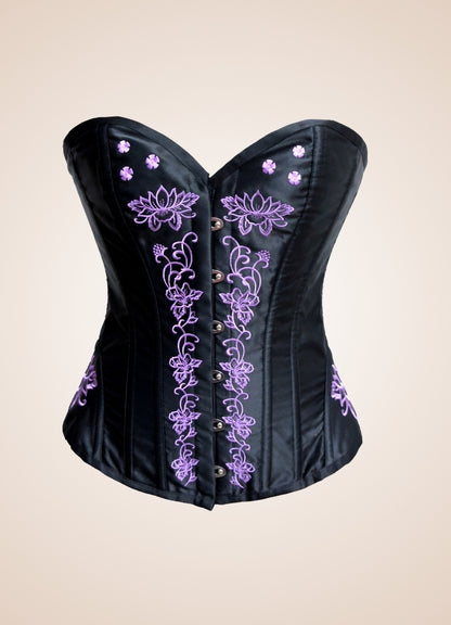 Women's Steampunk Black Corset - Steampunk Australia