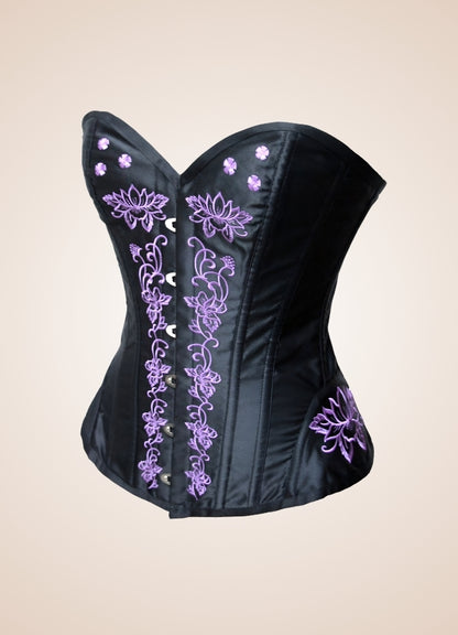Women's Steampunk Black Corset - Steampunk Australia