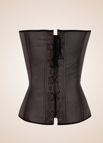 Women's Steampunk Buckled Corset - Steampunk Australia