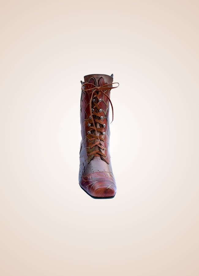 Women's Steampunk Cowboy Style Boots - Steampunk Australia