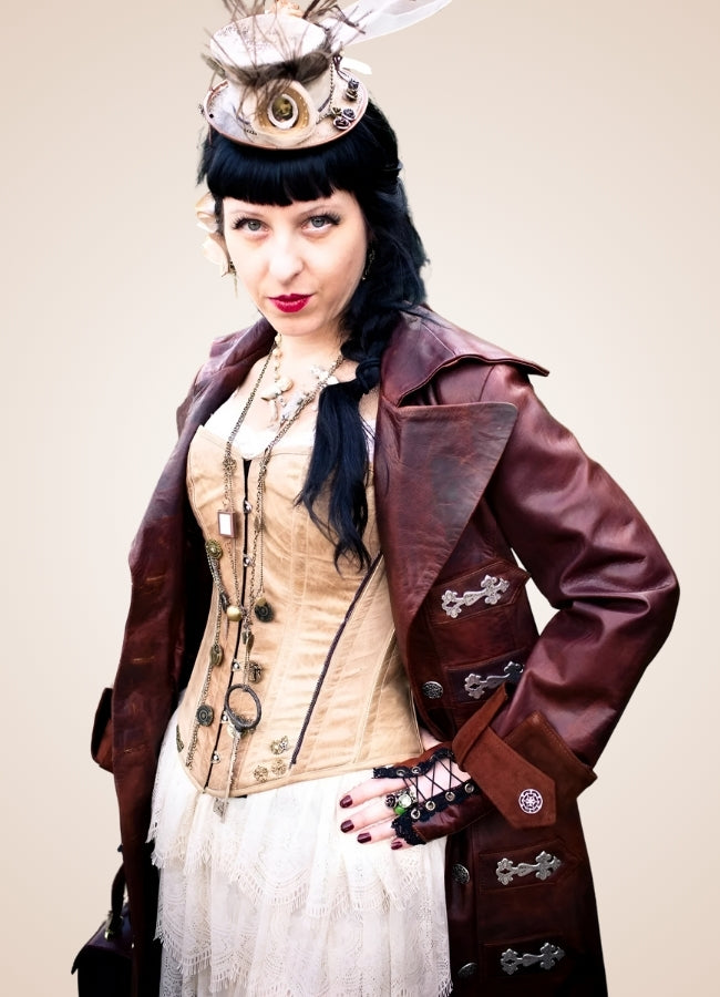 Women's Steampunk Gothic Coat - Steampunk Australia