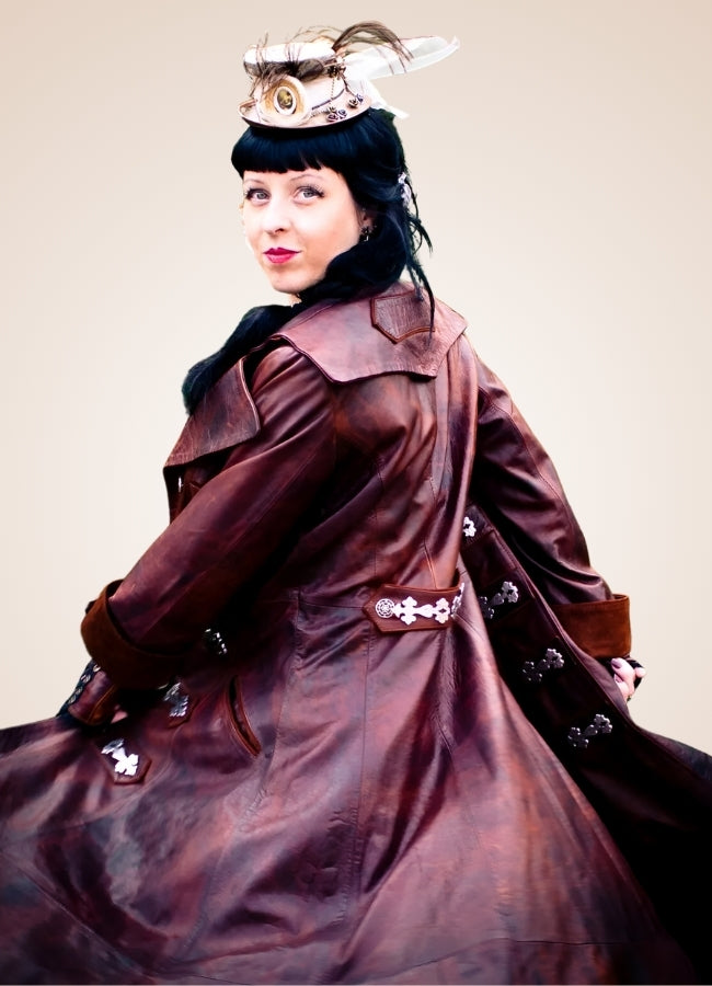 Women's Steampunk Gothic Coat - Steampunk Australia
