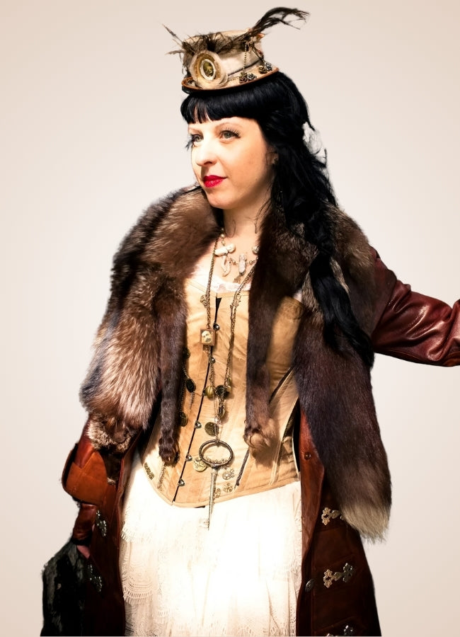 Women's Steampunk Gothic Coat - Steampunk Australia