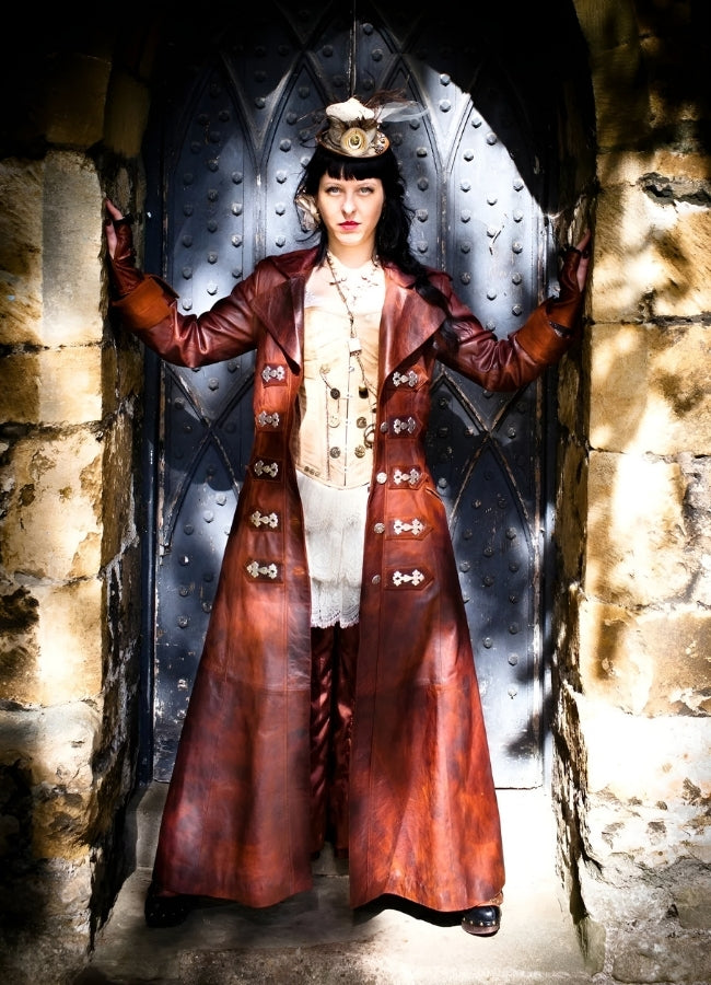 Women's Steampunk Gothic Coat - Steampunk Australia