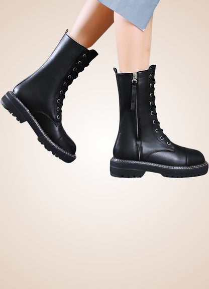 Women's Steampunk Leather Boots - Steampunk Australia