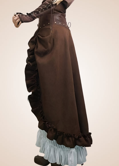 Women's Steampunk Long Skirt - Steampunk Australia