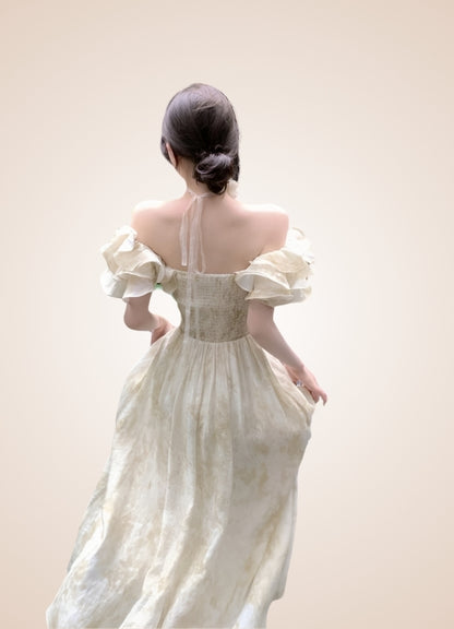 Women's Steampunk Off Shoulder Dress - Steampunk Australia