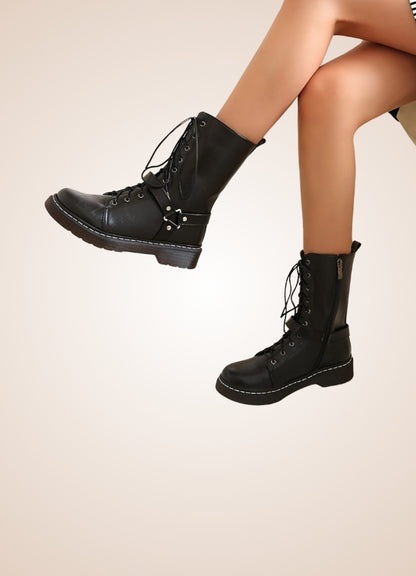 Women's Steampunk Straps Boots - Steampunk Australia