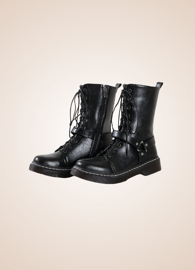 Women's Steampunk Straps Boots - Steampunk Australia
