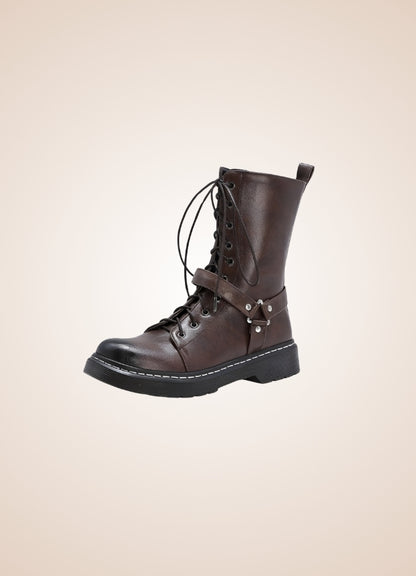Women's Steampunk Straps Boots - Steampunk Australia