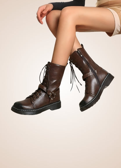 Women's Steampunk Straps Boots - Steampunk Australia