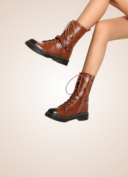 Women's Steampunk Straps Boots - Steampunk Australia