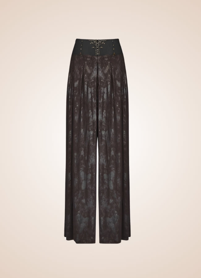 Women's Steampunk Wide Leg Pants - Steampunk Australia