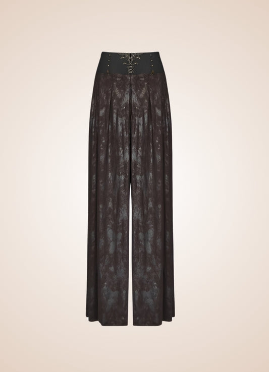 Women's Steampunk Wide Leg Pants - Steampunk Australia